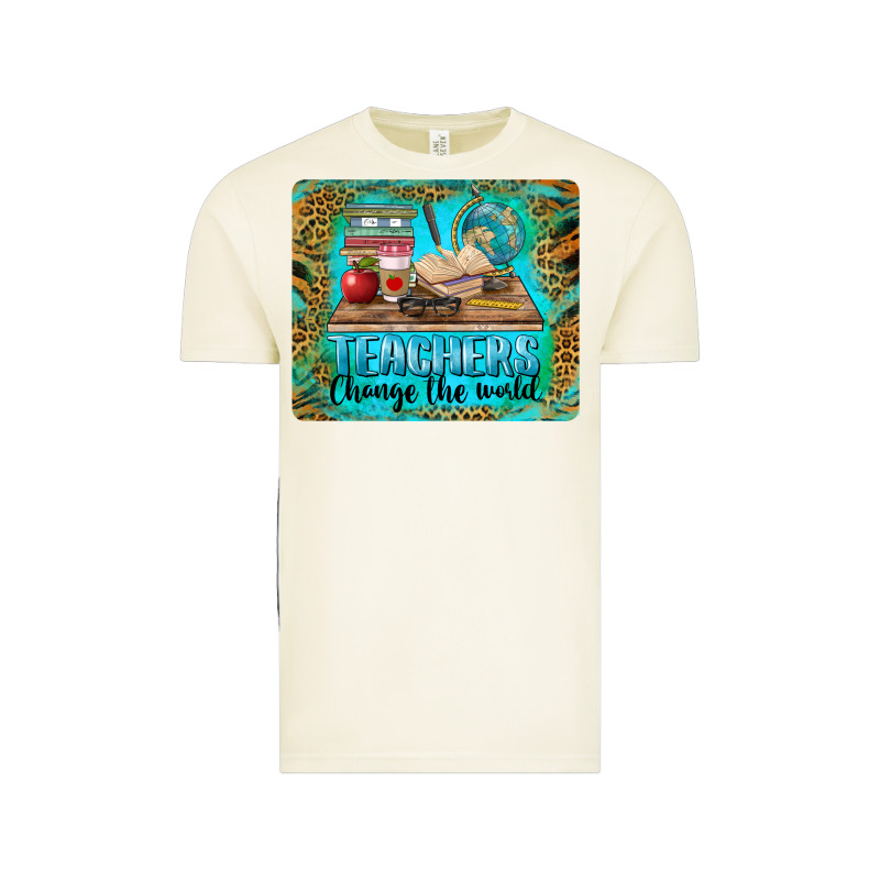 Teachers Change The World Mousepad Vintage Tee by BarkalooDesign | Teevron