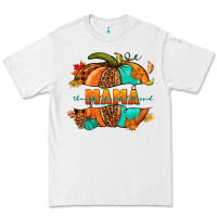 White Thankful grateful blessed mama pumpkin Premium Tee - NancyCooperArtShop