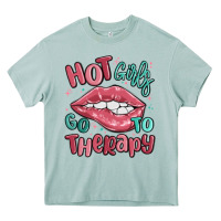 Arona hot girls go to therapy Heavy Core Tee - MaliasSmallBusiness