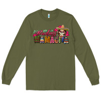 Army Green Badass Mamacita Long Sleeve Tee - texasbilliewilder