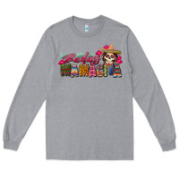 Heather Grey Badass Mamacita Long Sleeve Tee - texasbilliewilder