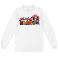 White Badass Mamacita Long Sleeve Tee - texasbilliewilder