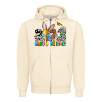 Sandshell Easter Day 2023 Happy Easter Zipper Hoodie - OliviaCreatesArt