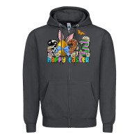 Smoke Easter Day 2023 Happy Easter Zipper Hoodie - OliviaCreatesArt