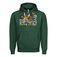 Sports Green Easter Day 2023 Happy Easter Zipper Hoodie - OliviaCreatesArt