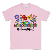 Bubblegum Pink neurodiversity is beautiful Classic Tee - Artiststas