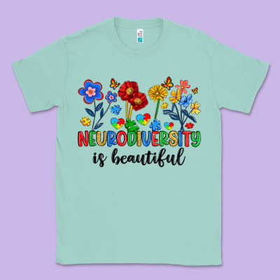 Neurodiversity Is Beautiful Classic Tee Designed By Artiststas