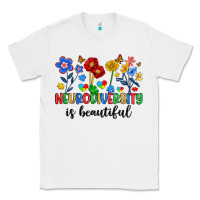 White neurodiversity is beautiful Classic Tee - Artiststas