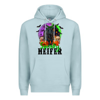 Blue Mist spooky heifer black angus Premium Hoodie - RanaPortraitStore