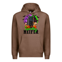 Chestnut spooky heifer black angus Premium Hoodie - RanaPortraitStore