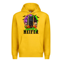 Lemon spooky heifer black angus Premium Hoodie - RanaPortraitStore