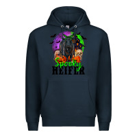 Navy spooky heifer black angus Premium Hoodie - RanaPortraitStore