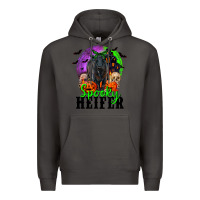 Smoke spooky heifer black angus Premium Hoodie - RanaPortraitStore