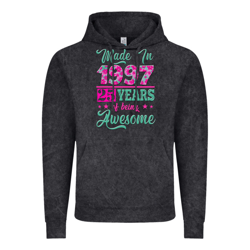 Made In 1997, 25 Years Of Being Awesome Vintage Hoodie by Jasminsmagicworld | Teevron