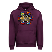 Mauve Wine love needs no words 2 Urban Hoodie - RacoonDesign