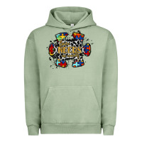 Pigment Oil Green love needs no words 2 Urban Hoodie - RacoonDesign