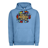 Pigment Pebble Blue love needs no words 2 Urban Hoodie - RacoonDesign