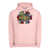 Pigment Salmon love needs no words 2 Urban Hoodie - RacoonDesign