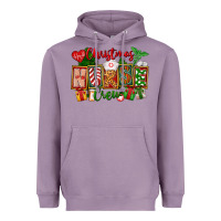 Lavender Christmas Nurse Crew Heavyweight Hoodie - FaDigitalArtStudio