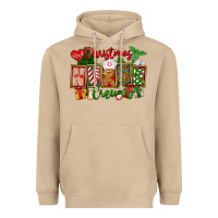 Mushroom Christmas Nurse Crew Heavyweight Hoodie - FaDigitalArtStudio