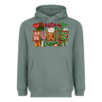 Sage Christmas Nurse Crew Heavyweight Hoodie - FaDigitalArtStudio