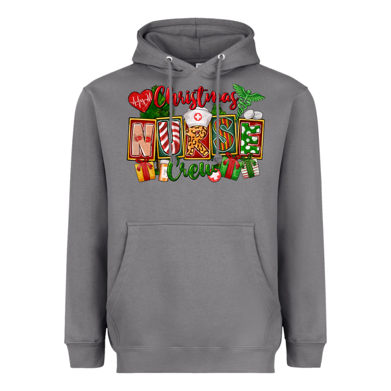 Christmas Nurse Crew Heavyweight Hoodie by FaDigitalArtStudio | Teevron