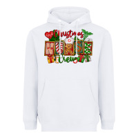 White Christmas Nurse Crew Heavyweight Hoodie - FaDigitalArtStudio