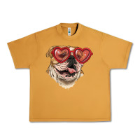 Peanut Butter English bulldog with love glass Urban Heavy Tee - RanaPortraitStore
