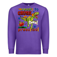 Purple ready to crush preschool Premium Sweatshirt - BundleAndBundleShop