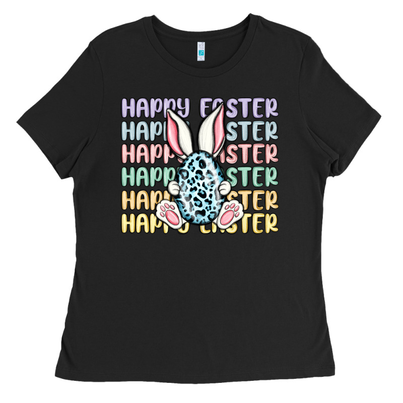 Happy Easter Ladies Tee by MaliasSmallBusiness | Teevron