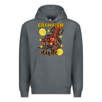 Rock Mardi Gras Crawfish dude Premium Hoodie - FaDigitalArtStudio