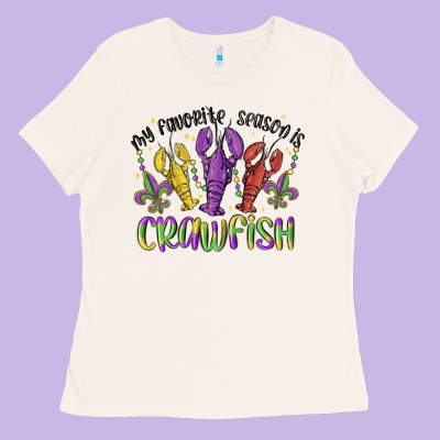 My Favorite Season Is Crawfish Ladies Tee Designed By Maliassmallbusiness