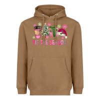 Toasted Coconut Pink Christmas Tis The Season Heavyweight Hoodie - FaDigitalArtStudio