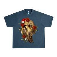 Midnight Navy Ghost Skeleton Urban Heavy Tee - RanaPortraitStore