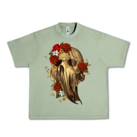 Oil Green Ghost Skeleton Urban Heavy Tee - RanaPortraitStore