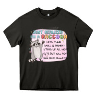 Asphalt just realized im a raccoon Heavy Core Tee - MaliasSmallBusiness