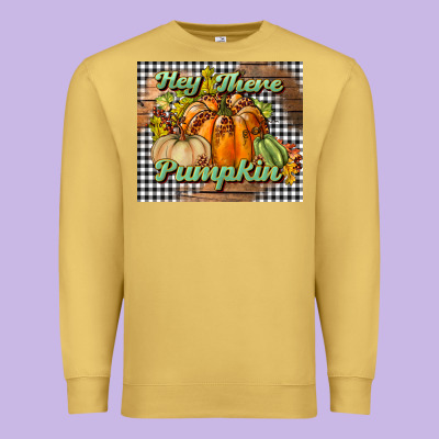 Hey There Pumpkin Mouse Pad Premium Sweatshirt Designed By Bundleandbundleshop