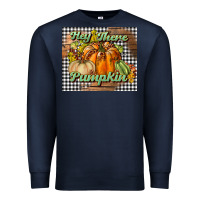 Navy hey there pumpkin mouse pad Premium Sweatshirt - BundleAndBundleShop