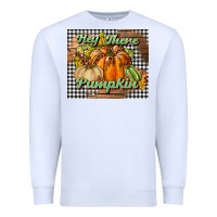 White hey there pumpkin mouse pad Premium Sweatshirt - BundleAndBundleShop