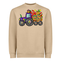 Mardi Gras Tractor Heavyweight Sweatshirt | Teevron