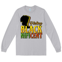 Moon Dust feeling blacknificent Long Sleeve Tee - NancyCooperArtShop