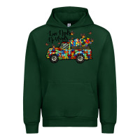 Forest Green love needs no words Urban Hoodie - RacoonDesign