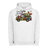 Pigment Lunar Rock love needs no words Urban Hoodie - RacoonDesign