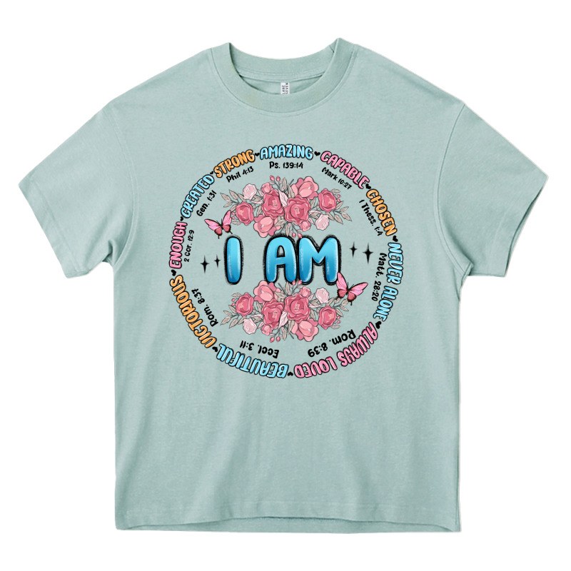 I Am Inspiration Heavy Core Tee by MaliasSmallBusiness | Teevron