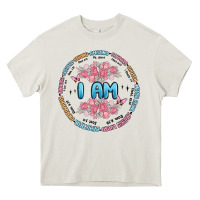 Cream i am inspiration Heavy Core Tee - MaliasSmallBusiness