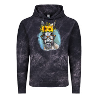 Cloud Black Sunflower Glasses Donkey Vintage Hoodie - RanaPortraitStore