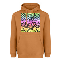Meerkat neon rainbow safari seamless pattern Heavyweight Hoodie - BundleAndBundleShop