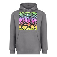 Storm neon rainbow safari seamless pattern Heavyweight Hoodie - BundleAndBundleShop