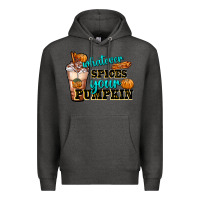 Charcoal Heather whatever spice your pumpkin coffee cup Premium Hoodie - FaDigitalArtStudio