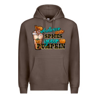 Coffee whatever spice your pumpkin coffee cup Premium Hoodie - FaDigitalArtStudio